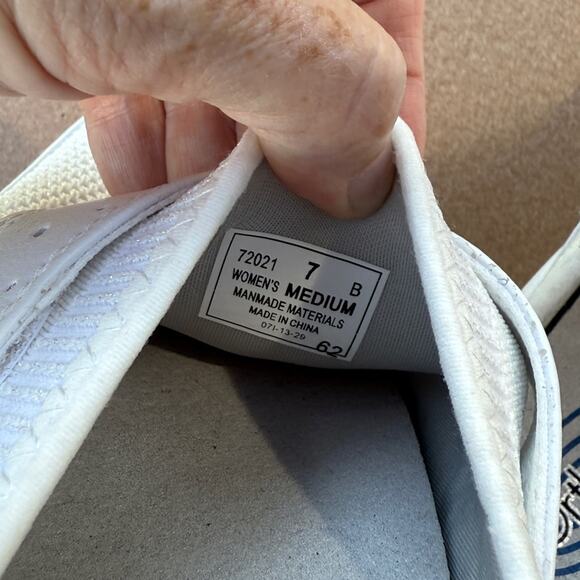 Orthofeet Irma Slip-Resistant Clog White Shoes Size 7 - Picture 5 of 5